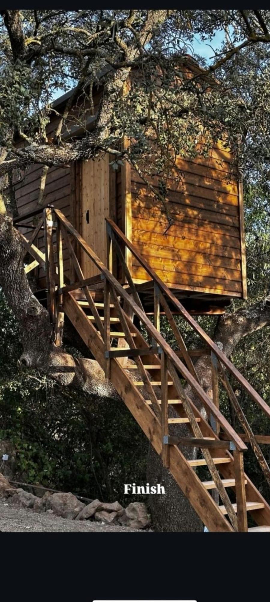 Cabana Del Arbol Lavagarural Villanueva del Rosario Ngoại thất bức ảnh
