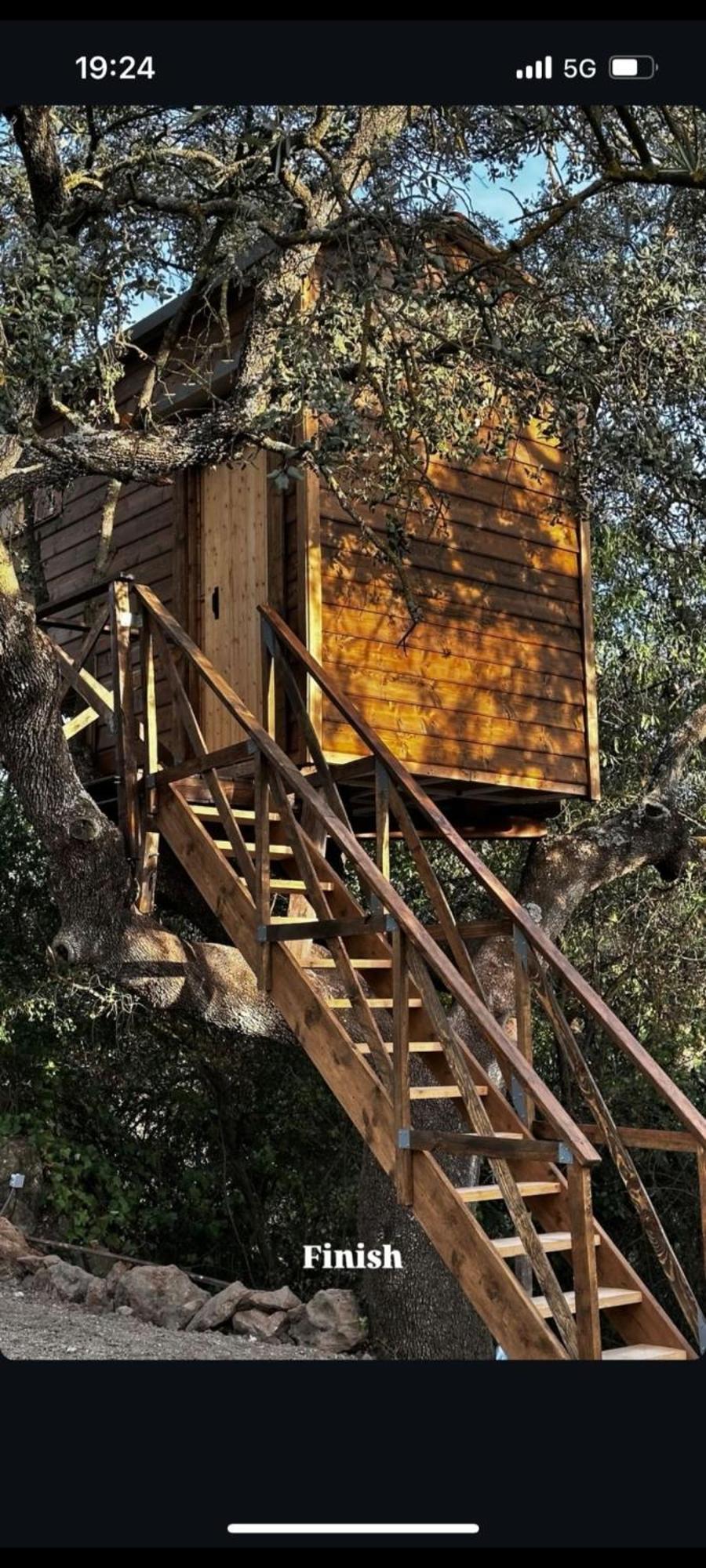 Cabana Del Arbol Lavagarural Villanueva del Rosario Ngoại thất bức ảnh